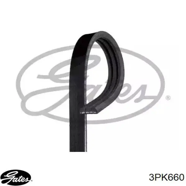 Correia dos conjuntos de transmissão Gates 3PK660 preço, a partir de 8,07 USD