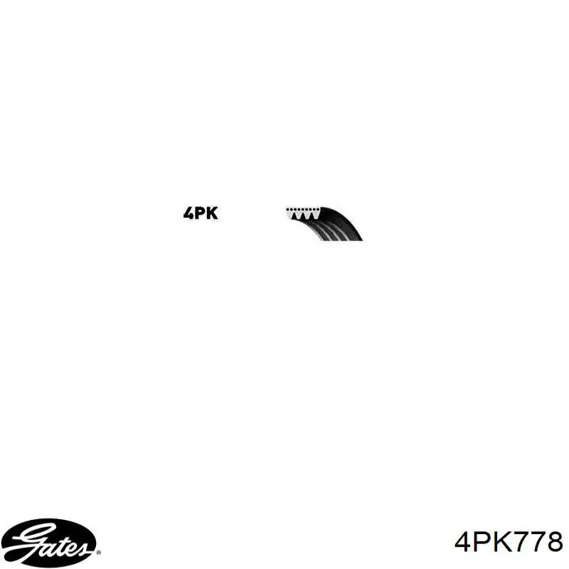Compre 4PK778 Gates Correia dos conjuntos de transmissão