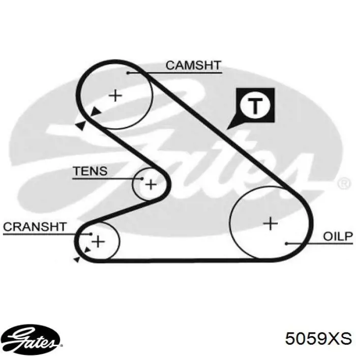 Compre 5059XS Gates Correia do mecanismo de distribuição de gás