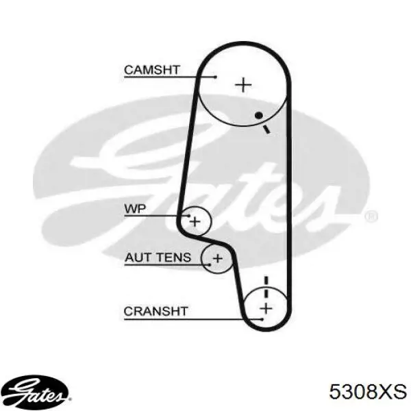 Compre 5308XS Gates Correia do mecanismo de distribuição de gás