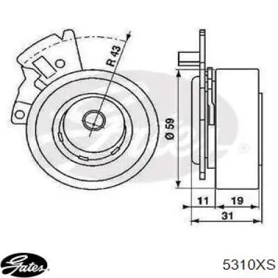 Compre 5310XS Gates Correia do mecanismo de distribuição de gás