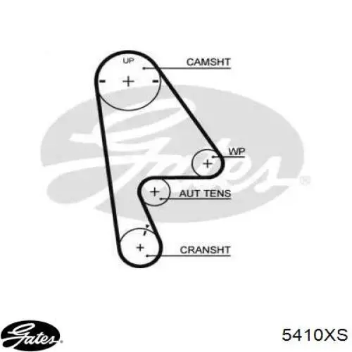 Correia do mecanismo de distribuição de gás Gates 5410XS preço, a partir de 32,75 USD