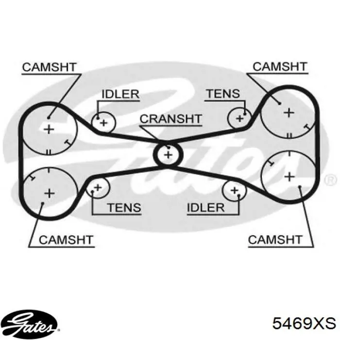 Compre 5469XS Gates Correia do mecanismo de distribuição de gás