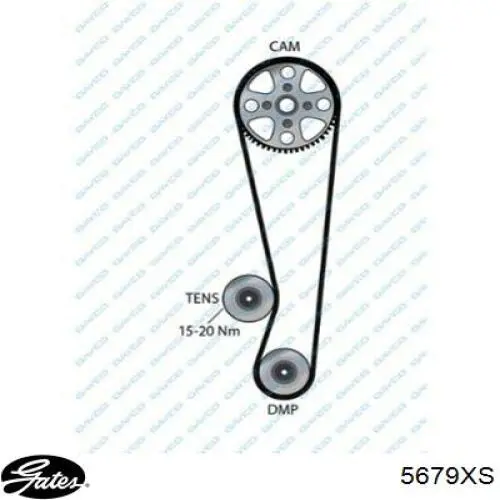 Compre 5679XS Gates Correia do mecanismo de distribuição de gás