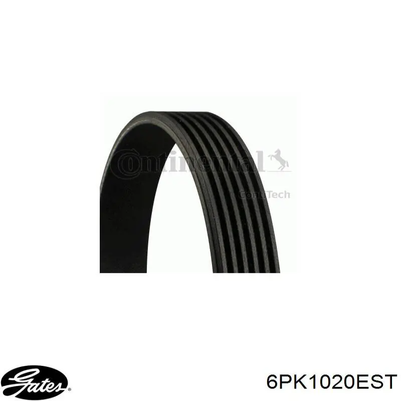 Correia dos conjuntos de transmissão Gates 6PK1020EST preço, a partir de 21,79 USD