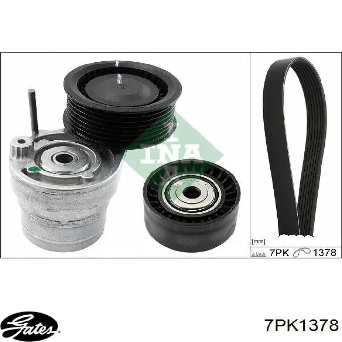 Compre FB7PK1378 INA Correia dos conjuntos de transmissão