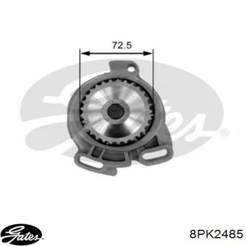 Correia dos conjuntos de transmissão Gates 8PK2485 preço, a partir de 42,53 USD