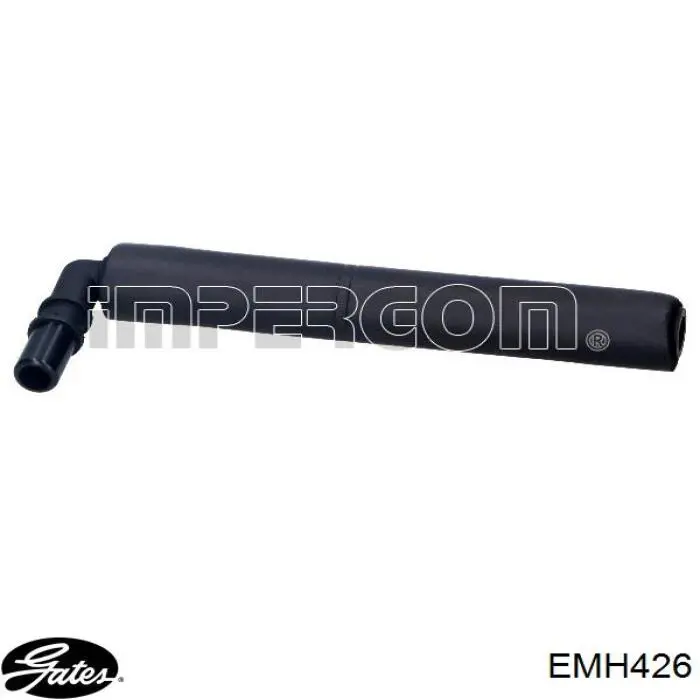 35007 Metalcaucho Cano derivado de ventilação de cárter (de separador de óleo)
