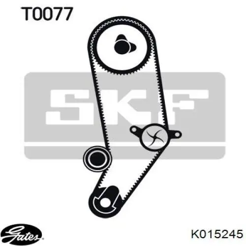 Compre CT539K1 Continental/Siemens Correia do mecanismo de distribuição de gás, kit