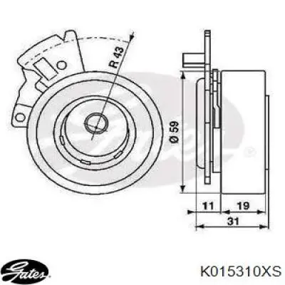 Correia do mecanismo de distribuição de gás, kit Hyundai/Kia 0530000410 preço, a partir de 64,00 USD