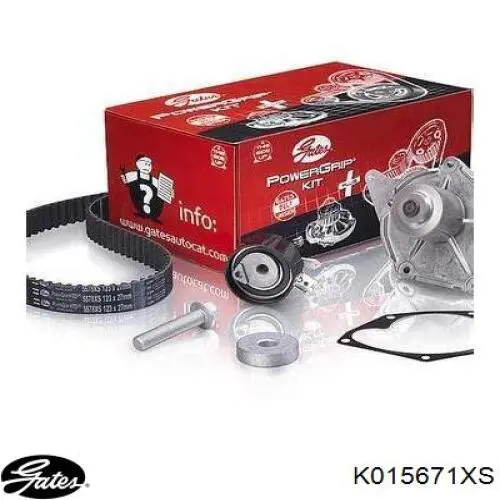 Compre K015671XS Gates Correia do mecanismo de distribuição de gás, kit