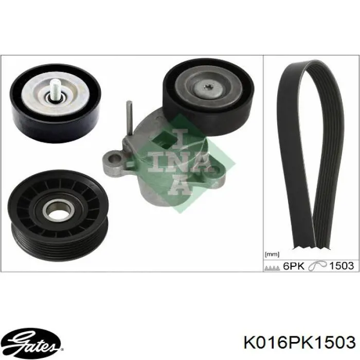 Correia dos conjuntos de transmissão, kit Continental/Siemens 6PK1502EXTRAK1 preço, a partir de 85,96 USD