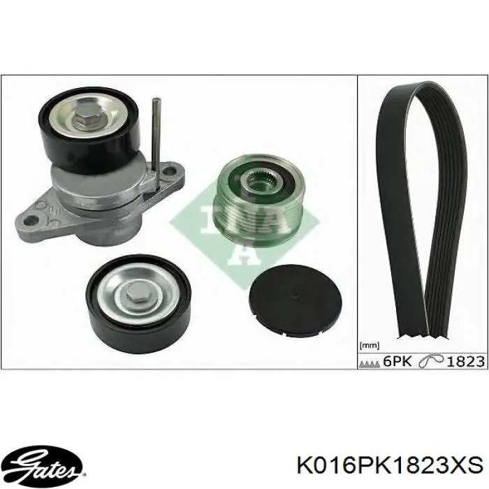 117206746R Lada Correia dos conjuntos de transmissão, kit