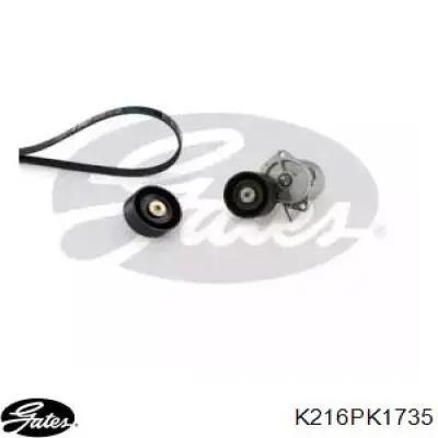 Correia do mecanismo de distribuição de gás, kit Gates K156PK1708 preço, a partir de 209,70 USD