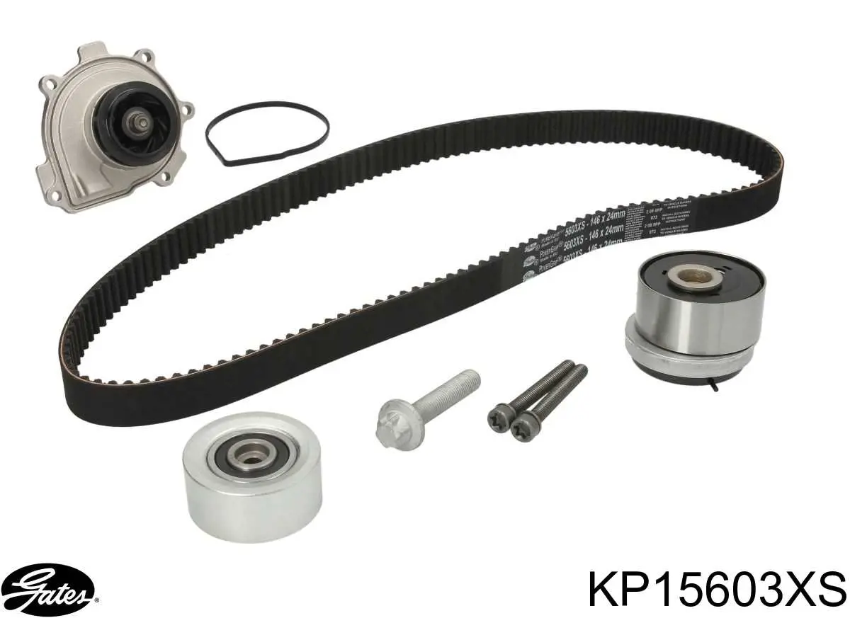 Correia do mecanismo de distribuição de gás, kit Gates KP15603XS preço, a partir de 167,21 USD