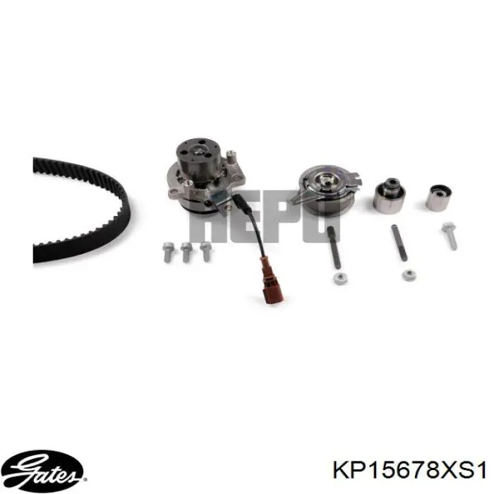 KP15678XS1 Gates Correia do mecanismo de distribuição de gás, kit
