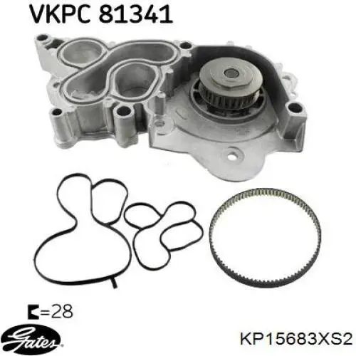 CT1169WP3 Continental/Siemens Correia do mecanismo de distribuição de gás, kit