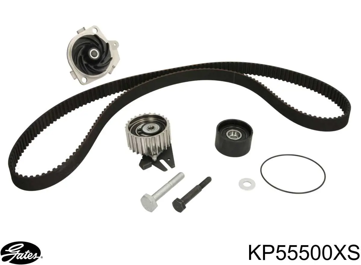 Correia do mecanismo de distribuição de gás, kit Gates KP55500XS preço, a partir de 100,84 USD