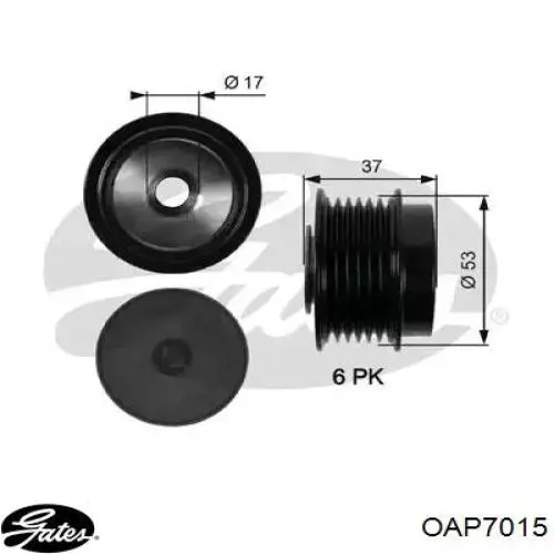 Polia do gerador Koyo WCPA67562AM preço, a partir de 43,42 USD