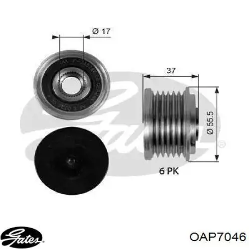 Compre AP9027 Continental/Siemens Polia do gerador