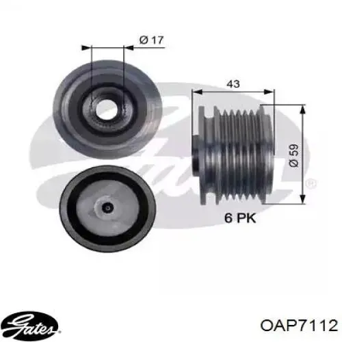 Polia do gerador Gates OAP7112 preço, a partir de 36,73 USD
