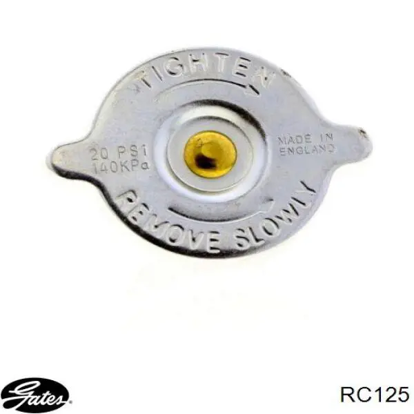 Tampa (tampão) do radiador Gates RC125 preço, a partir de 8,52 USD