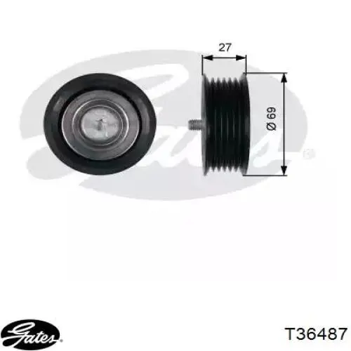 Rolo parasita da correia de transmissão 532067110 LUK