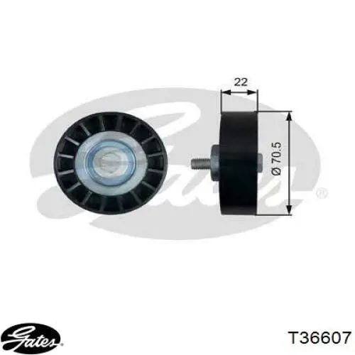 Rolo de reguladora de tensão da correia de transmissão Gates T36607 preço, a partir de 27,64 USD