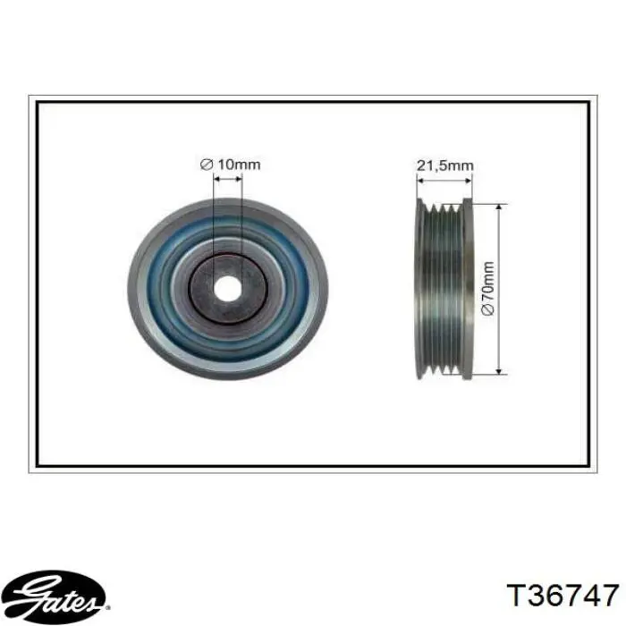 1753082J00 Suzuki Rolo de reguladora de tensão da correia de transmissão