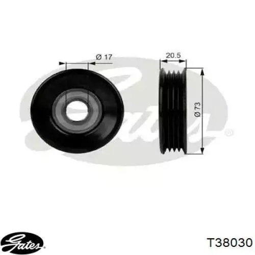 Rolo de reguladora de tensão da correia de transmissão Gates T38030 preço, a partir de 43,95 USD