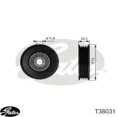 Compre T38031 Gates Rolo de reguladora de tensão da correia de transmissão