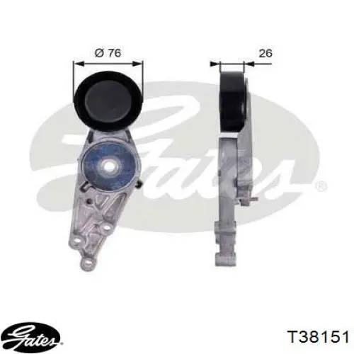 Compre T38151 Gates Reguladora de tensão da correia de transmissão