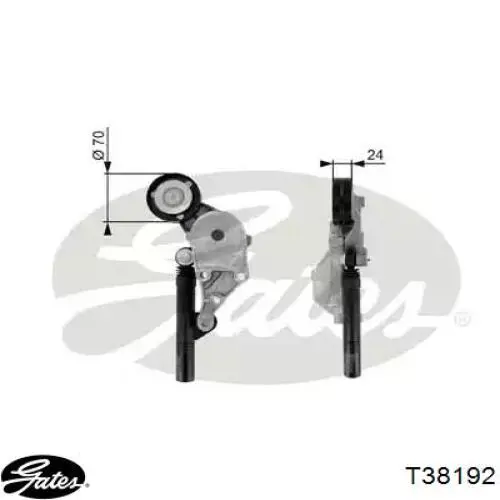 Reguladora de tensão da correia de transmissão Gates T38192 preço, a partir de 66,75 USD