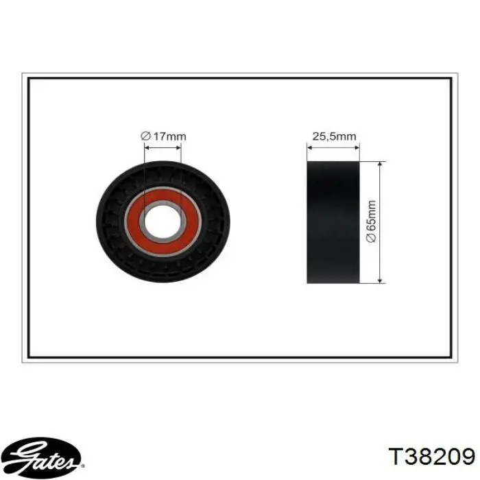 Compre T38209 Gates Reguladora de tensão da correia de transmissão