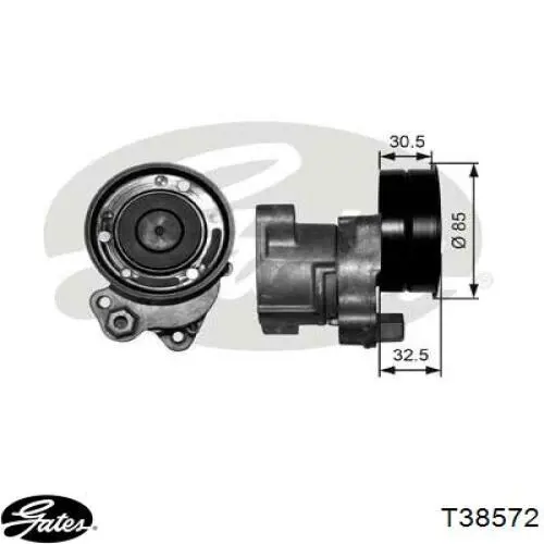 Reguladora de tensão da correia de transmissão Gates T38572 preço, a partir de 70,62 USD