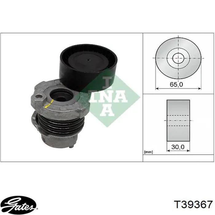 GA355100 SNR Reguladora de tensão da correia de transmissão