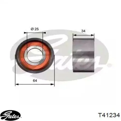 Compre 99461358 Fiat/Alfa/Lancia Rolo de reguladora de tensão da correia do mecanismo de distribuição de gás