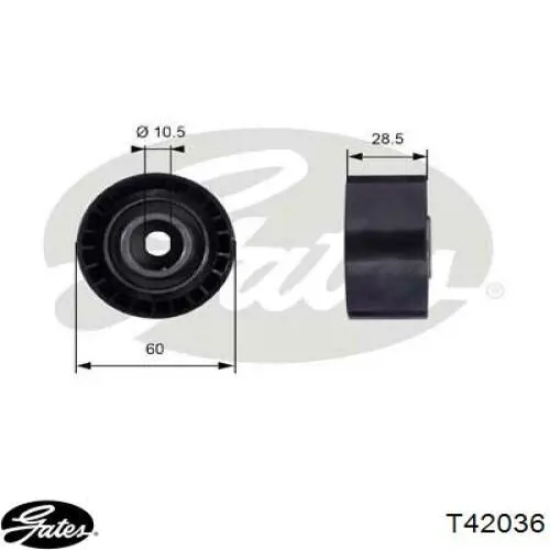 Rolo parasita da correia do mecanismo de distribuição de gás Breda PDI1862P preço, a partir de 18,69 USD