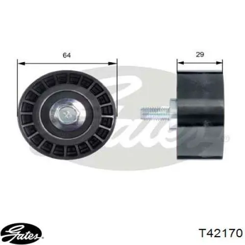 Compre 96350526 China Rolo parasita da correia do mecanismo de distribuição de gás