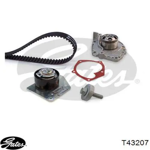 Rolo de reguladora de tensão da correia do mecanismo de distribuição de gás Gates T43207 preço, a partir de 56,20 USD
