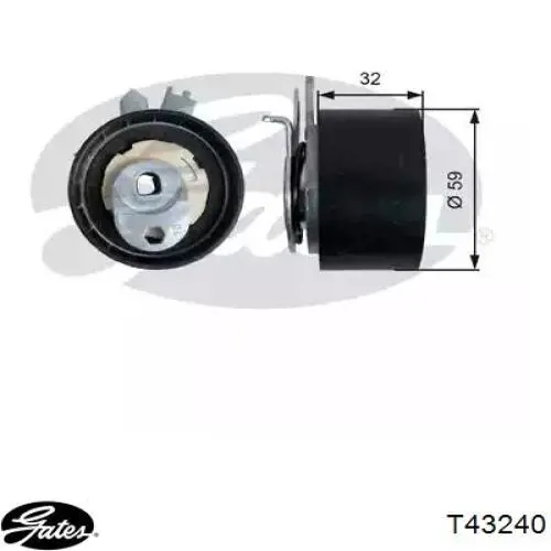 Rolo de reguladora de tensão da correia do mecanismo de distribuição de gás Renault (RVI) 130708047R preço, a partir de 47,37 USD