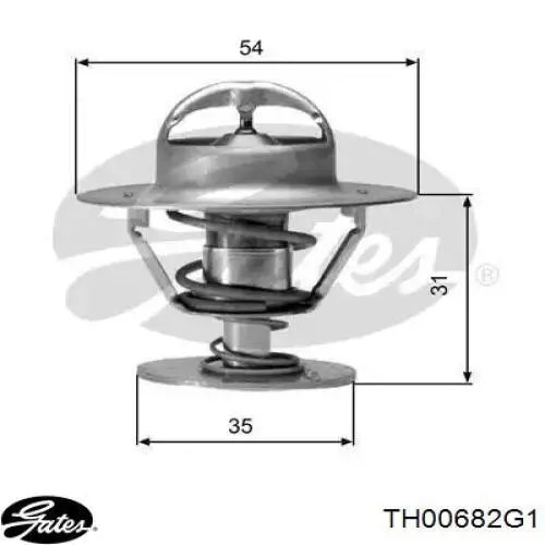 Termostato Gates TH00682G1 preço, a partir de 15,70 USD