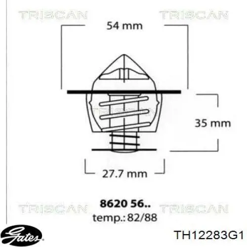 Compre TH12283G1 Gates Termostato
