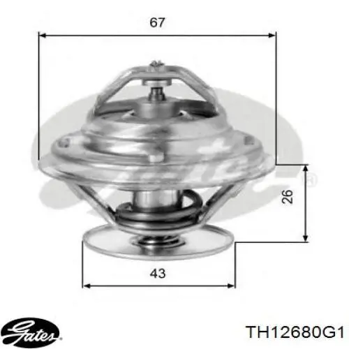 Compre TH12680G1 Gates Termostato