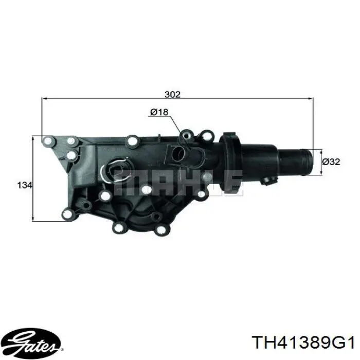 Compre TH41389G1 Gates Caixa do termostato