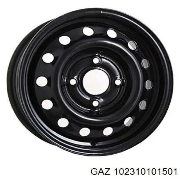Compre 102310101501 GAZ Discos de roda de aço (estampados)