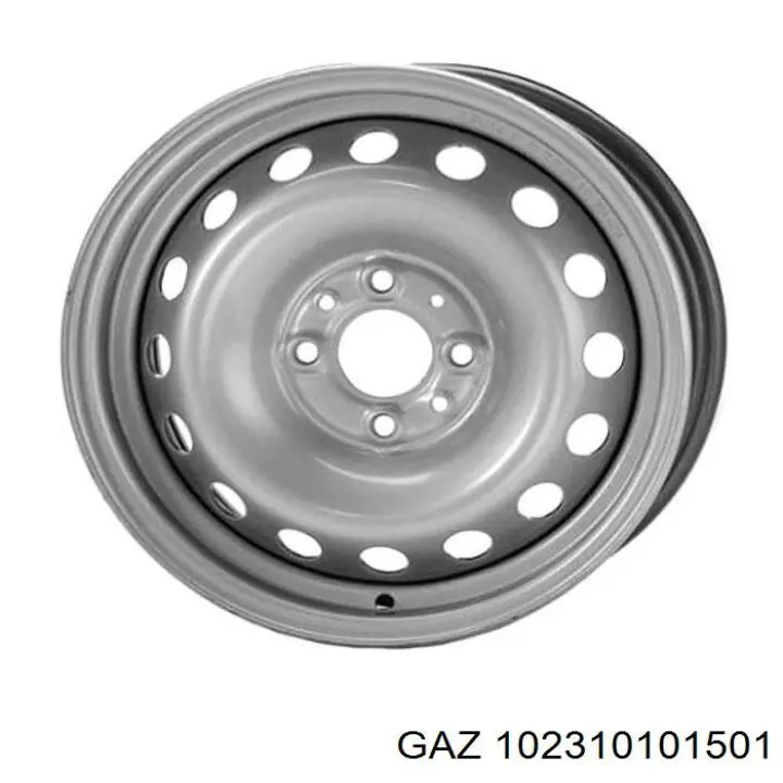 102310101501 GAZ Discos de roda de aço (estampados)