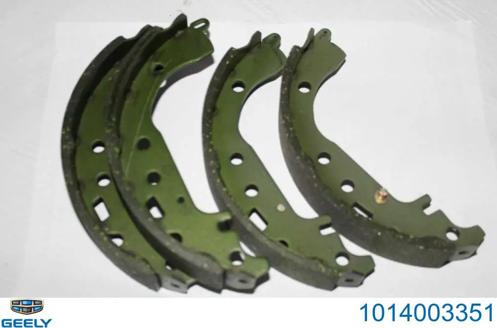 1014003351 Geely Sapatas do freio traseiras de tambor