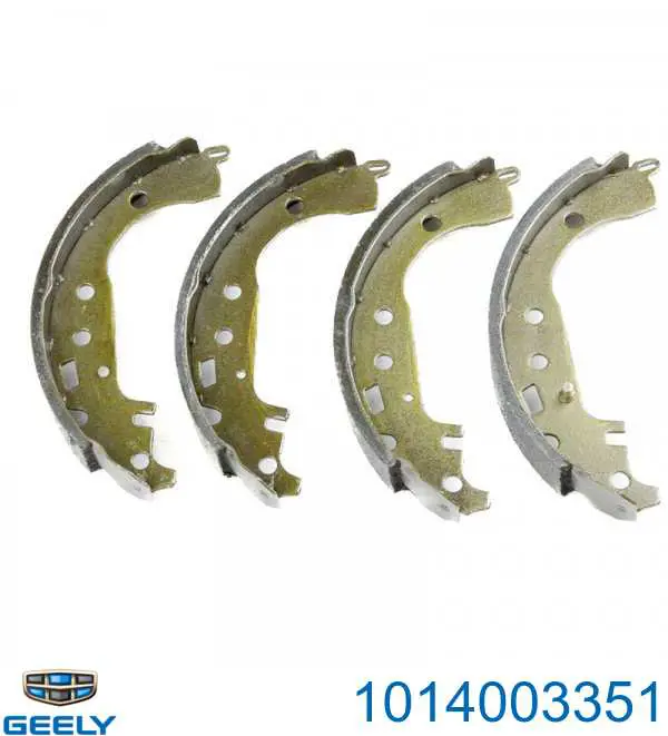 Compre 1014003351 Geely Sapatas do freio traseiras de tambor