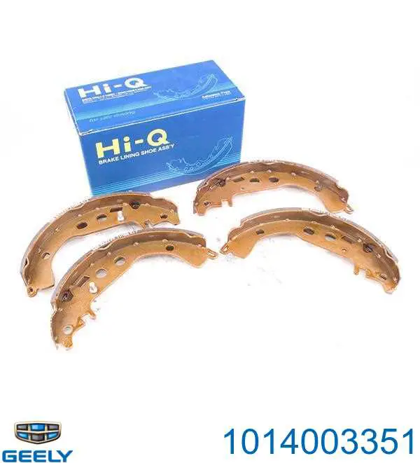 1014003351 Geely Sapatas do freio traseiras de tambor